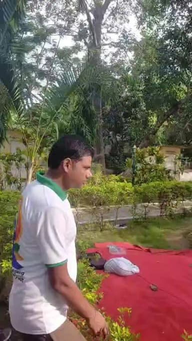 12वां अंतर्राष्ट्रीय योग दिवस कार्यक्रम लाइव।
स्थल :- स्वच्छता पार्क, डुमरा सीतामढ़ी।