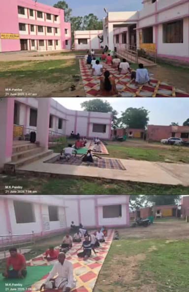 #Kusmi #Sidhi हायर सेकेंडरी स्कूल #जूरी कुसमी में मनाया गया बड़े धूमधाम से अंतर्राष्ट्रीय योग दिवस @sushilsonkar95