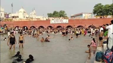 सदर: राम की पैड़ी में जल प्रवाह बहाल, श्रद्धालुओं को मिली राहत