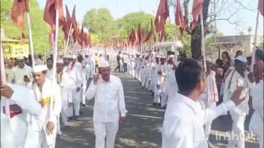 खामगाव: बुलढाणा जिल्ह्याच्या शेगाव येथून श्रींच्या पालखीचे श्री क्षेत्र पंढरपूर कडे वारी करिता प्रस्थान