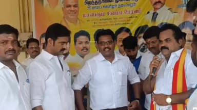 லால்குடி: குடமுருட்டியில் யோகாசன நிகழ்வு பங்கேற்று தமிழக முதல்வர் நிகழ்வில் பங்கேற்ற துணை சபாநாயகர் ரவிசங்கர்