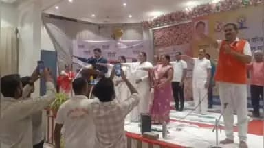 वाशिम: स्वागत लॉन येथे विविध संस्थांच्या वतीने आंतरराष्ट्रीय योग दिन उत्साहात साजरा