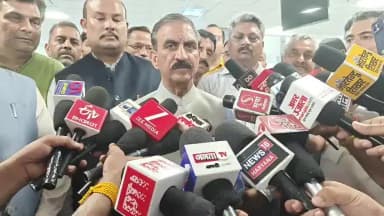 हमीरपुर: CM सुक्खु ने सांसद अनुराग ठाकुर पर साधा निशाना, कहा- पिछले 20 सालों से सांसद हैं, जिला के लिए क्या काम किया बताएं