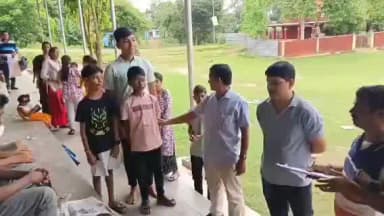 সাব্রুম: বিদ্যালয় পরিদর্শক সাব্রুমের উদ্যোগে সাব্রুম মেলার মাঠে বসে আঁকো প্রতিযোগিতা অনুষ্ঠিত হয়