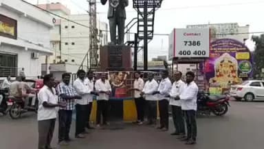 మేడ్చల్: బోడుప్పల్ లో అంబేద్కర్ కు 383వ జ్ఞానమాల సమర్పణ
