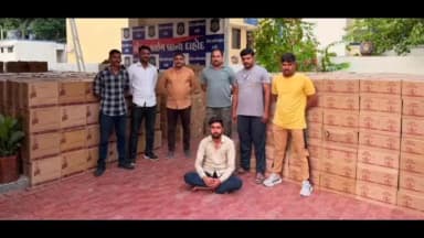 દાહોદ: દાહોદ LCB પોલીસે ખંગેલા ચેકપોસ્ટ પરથી 1 કરોડથી વધુનો વિદેશી દારૂ ઝડપી પાડયો
