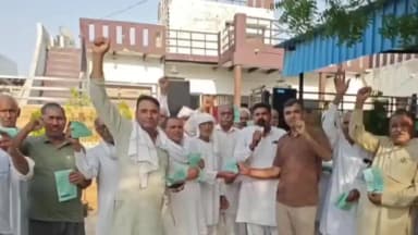पलवल: पलवल में 21 जून को हुई 50 गांवों के किसानों की महापंचायत।