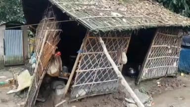 আলিপুরদুয়ার ২: হাতির তাণ্ডবে ভাঙলো রান্নাঘর ধান এবং কাঁঠাল খেয়ে পালিয়ে গেল ছিপড়া জঙ্গলে