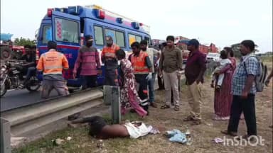 సర్వేపల్లి: కొమ్మాలపూడి సమీపంలో క్రాష్ బ్యారియర్ డీ కొన్న బైక్, ఒకరు మృతి