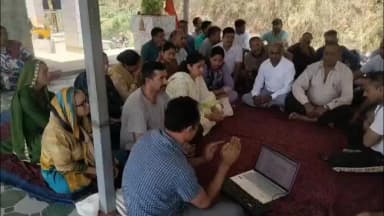पधर: नारला में फोरलेन निर्माण की खामियों पर भड़के किसान, 23 को डीसी को सौंपेंगे ज्ञापन