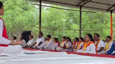 ଝାରସୁଗୁଡା: ବ୍ରଜରାଜନଗର ଇକୋ ପାର୍କ ପଡ଼ିଆଠାରେ ବ୍ରଜରାଜନଗର ପୌରପାଳିକା ପକ୍ଷରୁ ଆନ୍ତର୍ଜାତୀୟ ଯୋଗ ଦିବସ ପାଳିତ