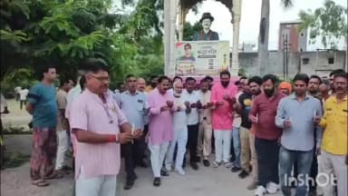 एटा: एटा में भरत तिवारी एनकाउंटर पर आक्रोश, दी श्रद्धांजलि, ब्राह्मण समाज ने घटना को हत्या बताया, दोषियों पर कार्रवाई की मांग