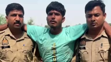 आंवला: आंवला पुलिस ने 25 हजार के इनामी बदमाश को मुठभेड़ में किया गिरफ्तार, अवैध हथियार और बाइक बरामद