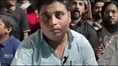 नगर: कोठले येथे मुस्लिम समाज आक्रमक सवारी स्थापनेवेळी मनपा महावितरण विरोधात आंदोलन