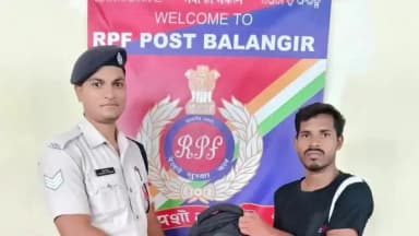 ବଲାଙ୍ଗୀର: ବଲାଙ୍ଗିର ରେଳ ଷ୍ଟେସନରେ ହଜିଥିବା ବ୍ୟାଗ ଉଦ୍ଧାର ମାଲିକଙ୍କୁ ଫେରାଇଲା ଆରପିଏଫ୍