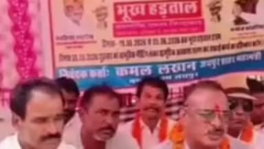जयपुर: जयपुर नगर निगम लाल कोठी मुख्यालय पर सफाई कर्मचारी प्रदेशाध्यक्ष व संघ पदाधिकारी भूख हड़ताल पर बैठे, अपनी मांगों को लेकर