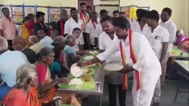 கோவில்பட்டி: செண்பகவல்லி அம்மன் கோவில் மற்றும் இஎஸ்ஐ மருத்துவமனை முன்பு தமிழக முதல்வர் பிறந்த நாள் விழாவை முன்னிட்டு அன்னதானம் மற்றும் நலத்திட்ட உதவிகள்