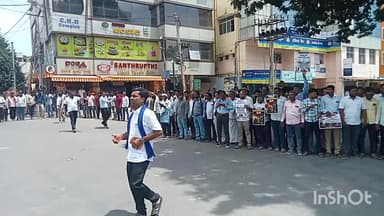 ಕೋಲಾರ: ವಿದ್ಯುತ್ ಖಾಸಗೀಕರಣ ವಿರೋಧಿಸಿ ಪ್ರಗತಿಪರ ಸಂಘಟನೆಗಳಿಂದ ನಗರದಲ್ಲಿ ಪ್ರತಿಭಟನೆ