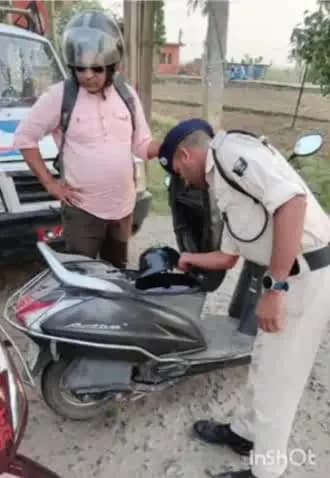 दुल्हिन बाज़ार: दुल्हिनबाजार पुलिस ने थाना क्षेत्र के विभिन्न चौक चौराहे पर चलाया सघन वाहन जांच अभियान