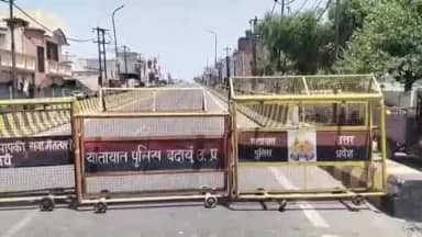 बदायूं: संतोष सिंह चौराहे को जाने वाले ओवर ब्रिज के बंद होते ही शहर में लगा जाम, यातायात पुलिस के हाथ-पांव फूले