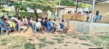 ಗುಡಿಬಂಡೆ: ದಪ್ಪರ್ತಿ ಗ್ರಾಮದಲ್ಲಿ ಜನಸಂಪರ್ಕ ಸಭೆ: ಸಾರ್ವಜನಿಕರ ಅಹವಾಲು ಸ್ವೀಕರಿಸಿದ ಗುಡಿಬಂಡೆ ಪೊಲೀಸರು