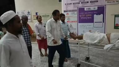 महागामा: मोहनी के पास तेज रफ्तार बाइक सवार ने पैदल जा रहे एक बुजुर्ग को ठोकर मारकर किया गंभीर रूप से घायल, गोड्डा सदर अस्पतारेफर।