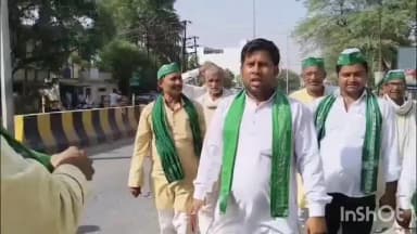 कोल: मुख्यमंत्री का घेराव करने जा रहे भाकियू सुनील को पुलिस ने रोका, पुतला जलाने को लेकर पुलिस से हुई भिड़ंत और खींचतान