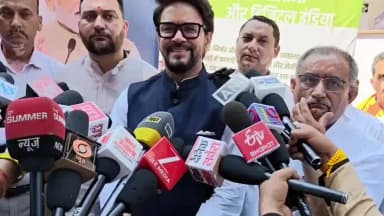 हमीरपुर: हमीरपुर के सांसद अनुराग सिंह ठाकुर ने कहा, मुख्यमंत्री सुखविंदर सिंह सुक्कू बौखलाहट में हैं