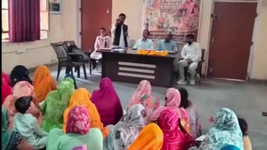 नांगल राजावतान: 'सशक्त जीवन सामाजिक विकास समिति करौली' ने महिलाओं के कौशल विकास एवं स्वास्थ्य जागरूकता के लिए कार्यक्रम आयोजित किया