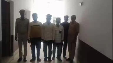 धनौरा: गजरौला थाना पुलिस ने मारपीट कर शांति भंग करने वाले 4 युवकों को किया गिरफ्तार