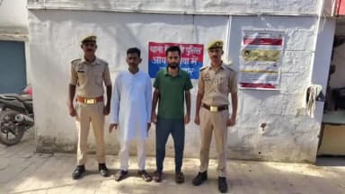 अमरोहा: डिडौली के गांव कनपुरा में लाठी-डंडों से मारपीट करने वाले 2 अभियुक्त गिरफ्तार