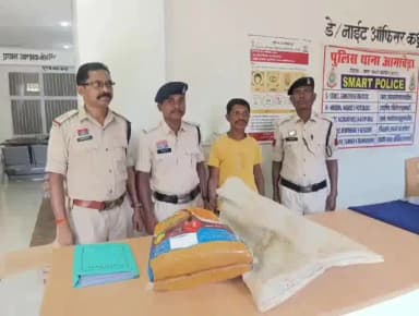 कांकेर: सोडे मंडलीपारा में 2.771 किलोग्राम गांजा के साथ आरोपी गिरफ्तार, एनडीपीएस एक्ट के तहत कार्रवाई की गई