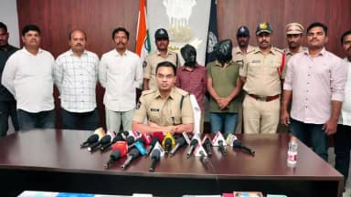 మదనపల్లె: డాలర్ల ఆశచూపి నిలువున దోచేస్తున్న అంతర్రాష్ట్ర ముఠా ను అరెస్టు చేసిన అన్నమయ్య జిల్లా పోలీసులు