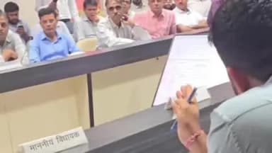 बाड़मेर: बाड़मेर सांसद उम्मेदाराम बेनीवाल की अध्यक्षता में दिशा की बैठक आयोजित हुई