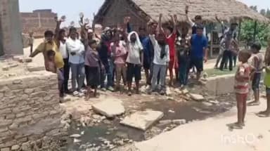 नानपारा: मिर्जापुर तिलक में पुलिया निर्माण न होने से ग्रामीणों में आक्रोश, प्रदर्शन कर निर्माण की मांग की