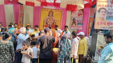 गौरीगंज: ज्येष्ठ माह के आठवें बड़े मंगलवार पर उमड़ी आस्था, विशाल भंडारे में हजारों श्रद्धालुओं ने ग्रहण किया प्रसाद