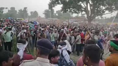 बैरगनियां: मोहर्रम से पूर्व अख्ता पश्चिमी चकवा में 22 गांवों का ऐतिहासिक ताजिया मिलन, सौहार्द की मिसाल