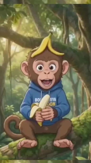 🙉बंदर मजेदार गाना गा रहा है😁😁😁#monkey #funny #jokes #cartoon #fun #