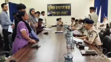 चाचौड़ा: पुलिस कंट्रोल रूम में एसपी ने की आपराधिक मामलों की जिला स्तरीय जनसुनवाई, सभी थाना क्षेत्र से आए फरियादी