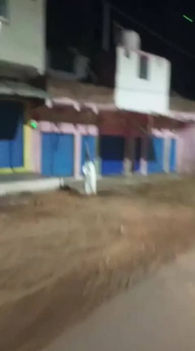 घुवारा में राजाराम खटीक के प्लॉट पर रातों रात परसा तलवार बंदूक की नोक पर जेसीबी के द्वारा किया जा रहा जबरन निर्माण ।