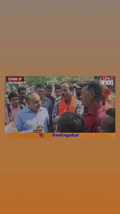 The jharkhand government process of removal of encroachment from khas mahal land stopped by hazaribagh vidhayak ji