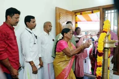 திருவாரூர்: குழித்துறையில் பி.எம்.எஸ். தொழிற்சங்க அலுவலகம் திறப்பு; 4 கோடி உறுப்பினர்களுடன் புதிய அத்தியாயம்