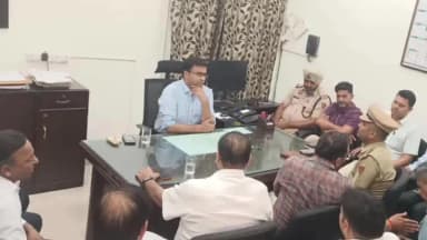 पंचकूला: कालका व पिंजौर में अतिक्रमण हटाने के निर्देश, एसडीएम संयम गर्ग ने मार्किट एसोसिएशनों के साथ की मीटिंग का आयोजन किया