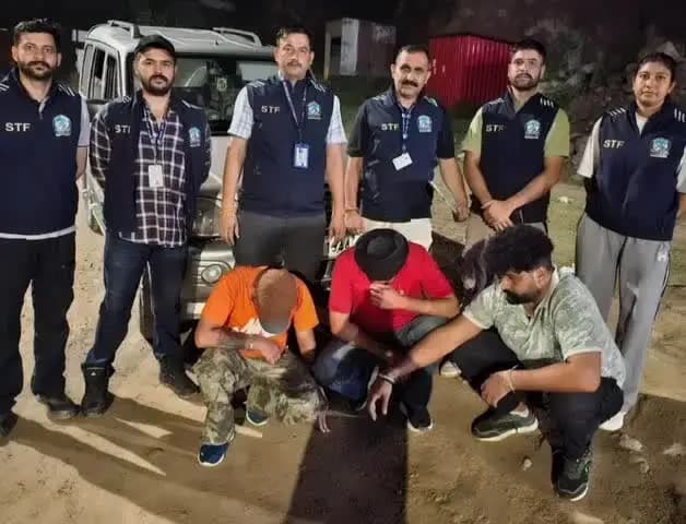 बिलासपुर सदर: बिलासपुर में STF की बड़ी कार्रवाई, स्कॉर्पियो सवार तीन युवकों से 101 ग्राम चिट्टा बरामद