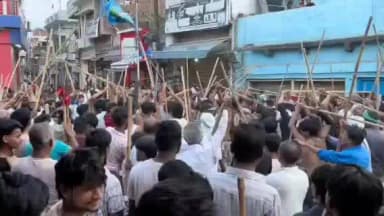 शिवहर: शिवहर में मुहर्रम अखाड़े के दौरान बवाल, पत्थरबाजी और मारपीट; 15 लोग घायल, वीडियो वायरल