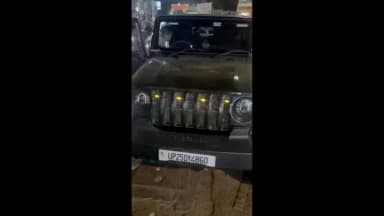 बरेली: थार बनी 'रौब की सवारी', पुलिस ने निकाली हेकड़ी, काली फिल्म, हूटर और फ्लैश लाइट समेत गाड़ी की की सीज