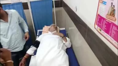 जींद: नजफगढ़: हरियाणा में कांग्रेस सांसद का एक्सीडेंट, गाड़ी के उड़े परखच्चे