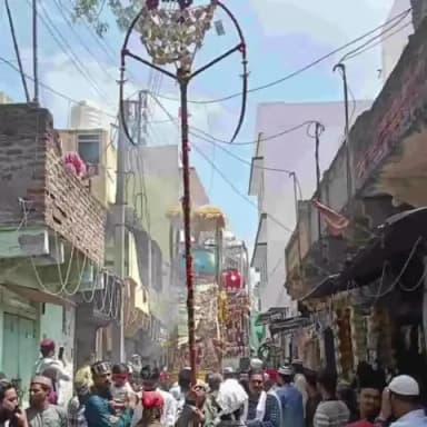 आमेट: आमेट में मोहर्रम पर पारंपरिक ताजिया जुलूस निकला, 'या हुसैन' के नारों से गूंजा नगर