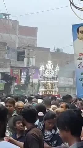 सीलमपुर: मुहर्रम का पर्व अकीदत और सौहार्द के साथ निकला गया मोहर्रम का जुलूस