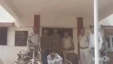 बेरला: नांदघाट थाना की पुलिस ने लूट के मामले में 2 आरोपियों को किया गिरफ्तार